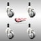 Service Caster 3 Inch 316SS Thermoplastic Rubber Swivel 1-1/8 Inch Expanding Stem Caster Set SCC-SS316EX20S314-TPRB-118-4 - alternate 4